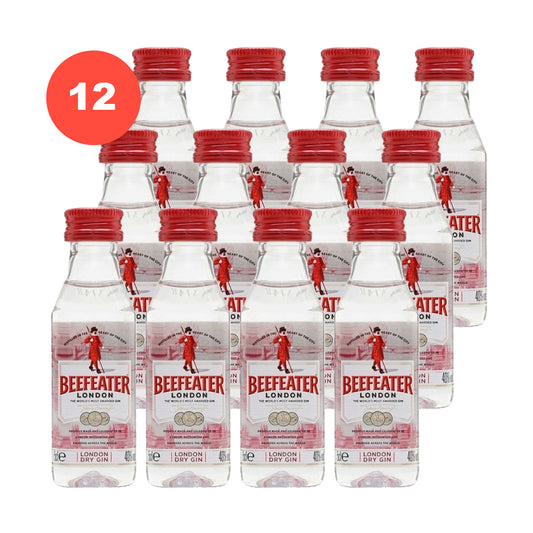 Pack 12 Mini Gin Beefeater 50ml