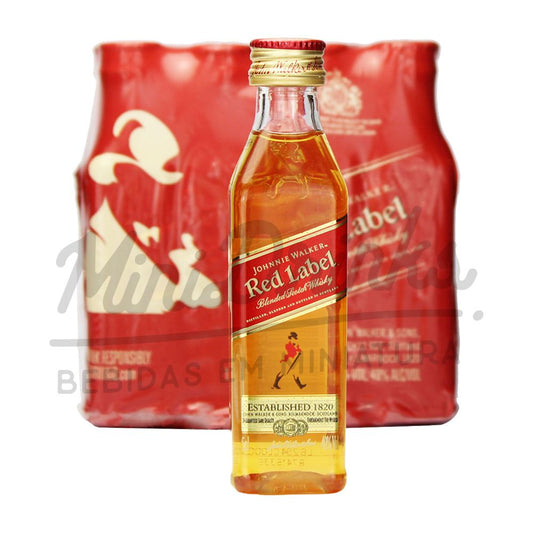 Pack 12 Un Mini Whisky Johnnie Walker Red Label 50ml