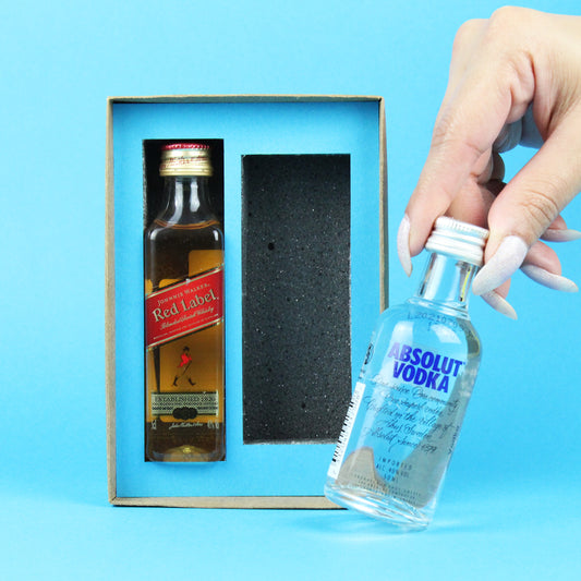 Kit Minibox Sellection Johnnie Walker Red Label & Absolut
