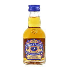 Mini Whisky Chivas Regal 18 Anos 50ml