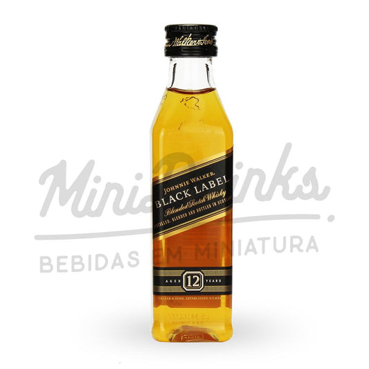 Pack 12 Un Mini Whisky Johnnie Walker Black Label 50ml