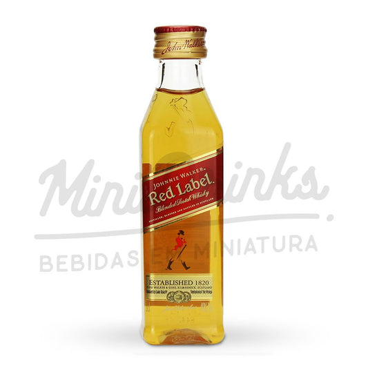 Pack 12 Un Mini Whisky Johnnie Walker Red Label 50ml